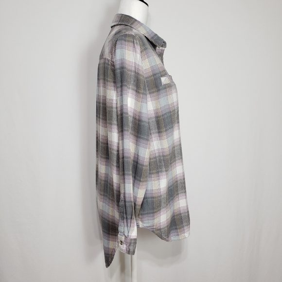 UO BDG Obie Plaid Flannel Oversized Shirt - Picture 3 of 6